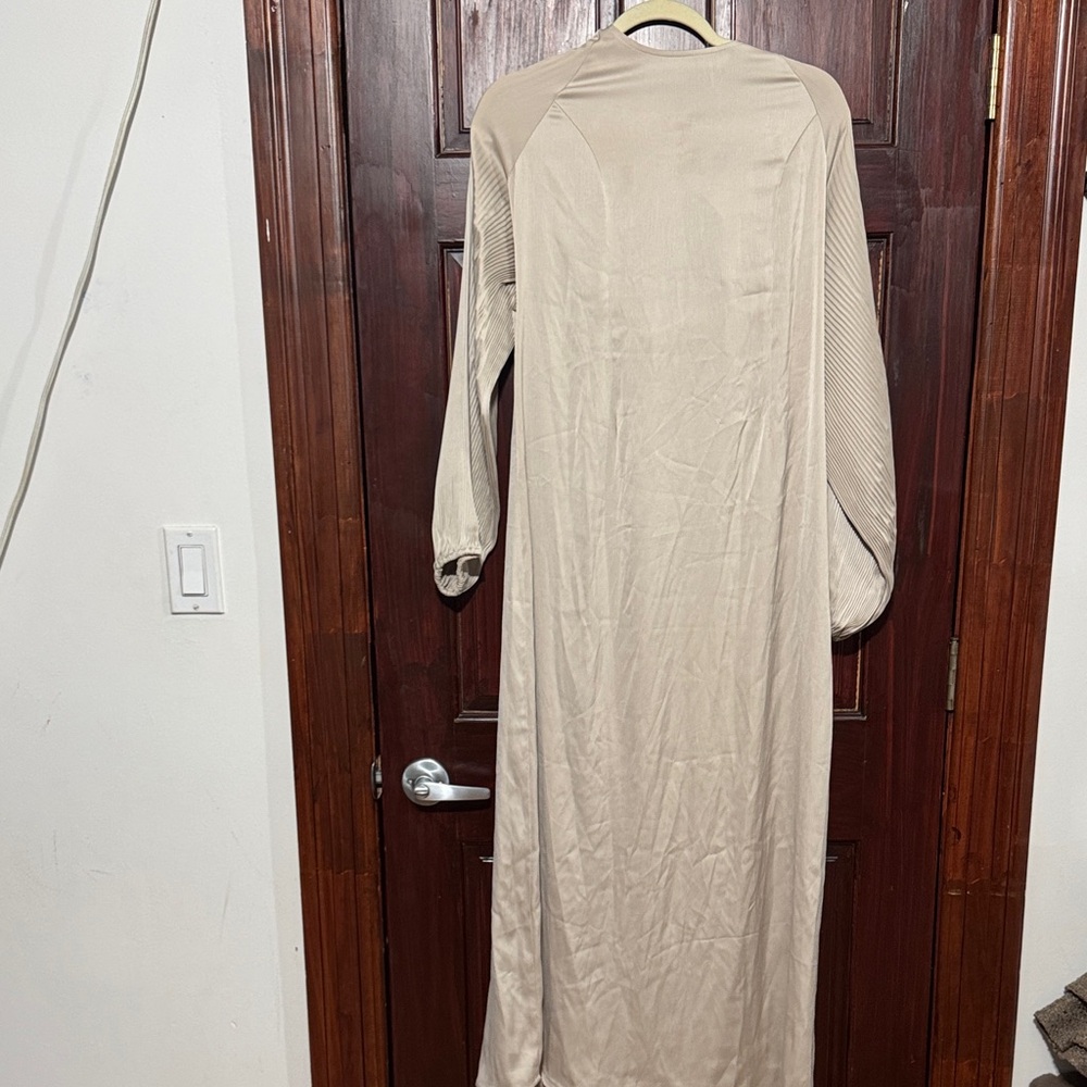Long Beige Dress